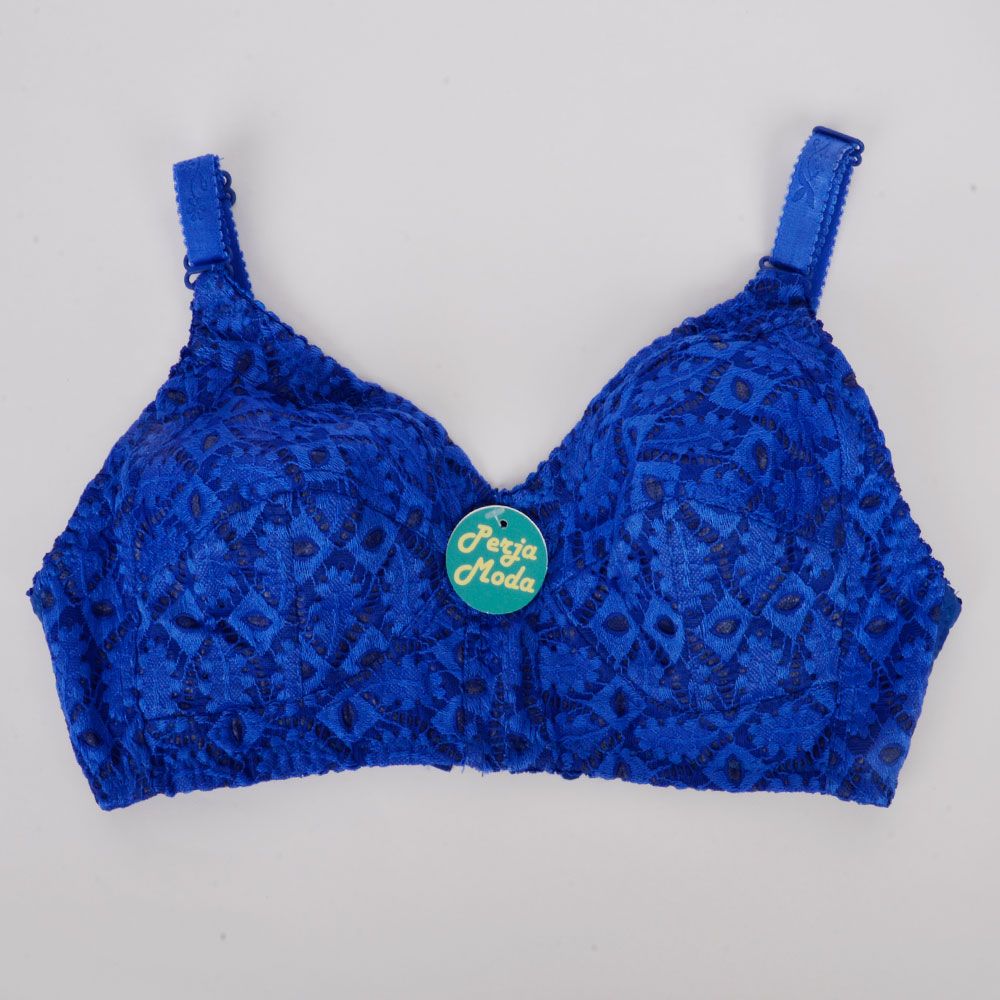 سوتین زنانه پرجامدا مدل 340019413 دانتل رنگ آبی -  - 4