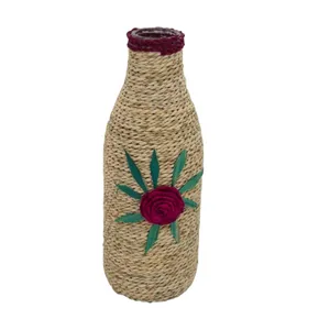 گلدان حصیری مدل استوانه کد CM25