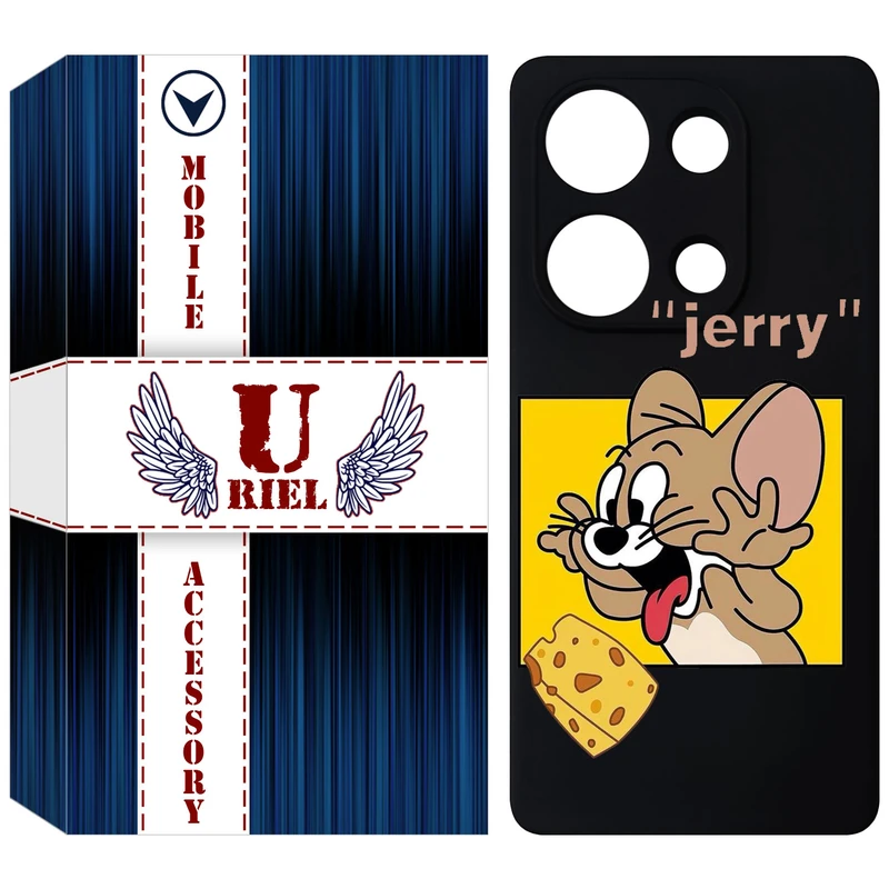 کاور یوریل مدل KSH کد 11 طرح جری مناسب برای گوشی موبایل شیائومی Poco M6 Pro