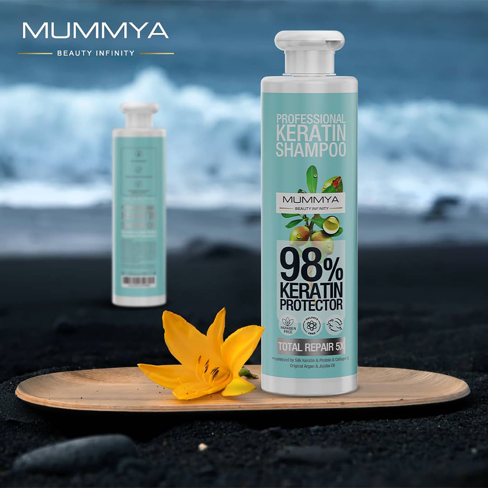 شامپو مو مومیا مدل احیا کننده ابریشم حجم 500 میلیلیتر - - 10