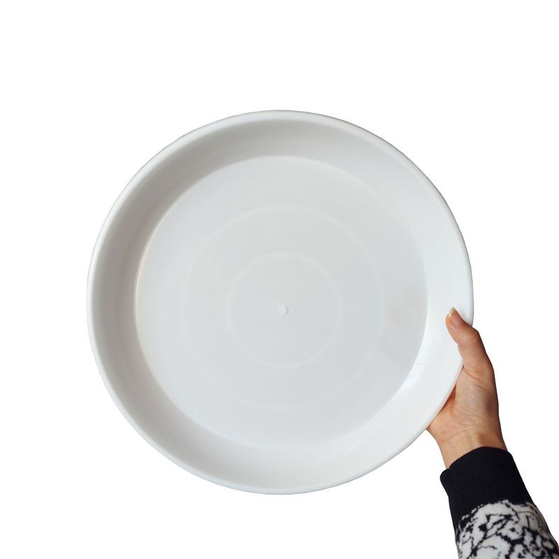 زیرگلدانی گل آذین مدل پلاستیکی گرد کد 170 بسته 2 عددی