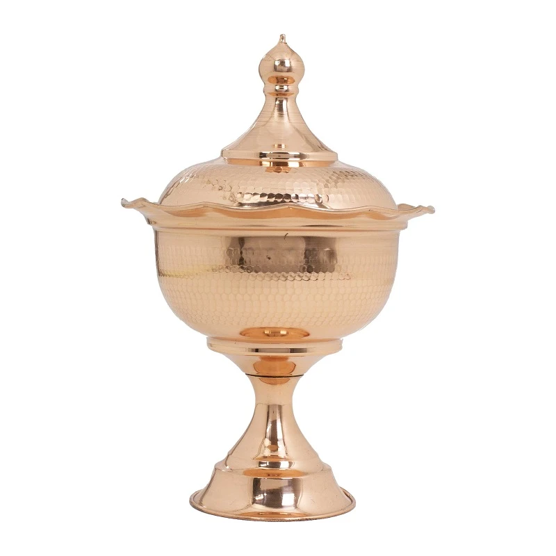 شکلات خوری مسی مدل پایه دار کد za90322200