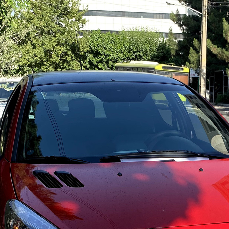 برچسب آفتابگیر شیشه جلو آرسی زد اسپرت مدل Spider207206 مناسب برای پژو 206