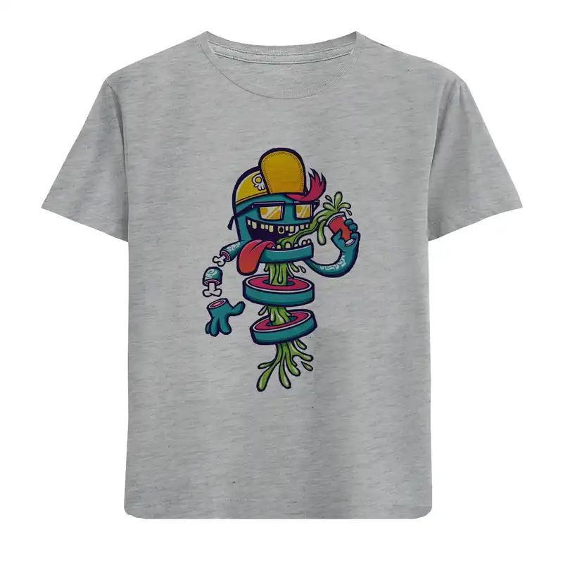 تی شرت آستین کوتاه پسرانه مدل ربات D32