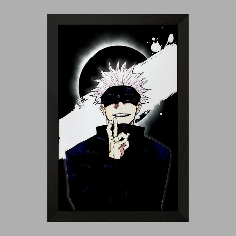 تابلو خندالو مدل گوجو ساتورو انیمه جوجوتسو کایزن  کد 11085