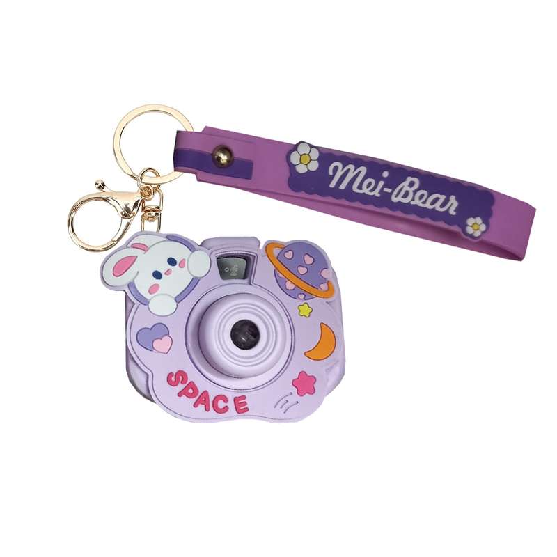 جاکلیدی دخترانه مدل دوربین چراغدار کد S1