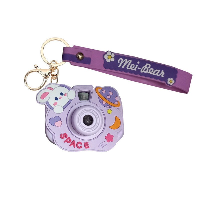 جاکلیدی دخترانه مدل دوربین چراغدار کد S1