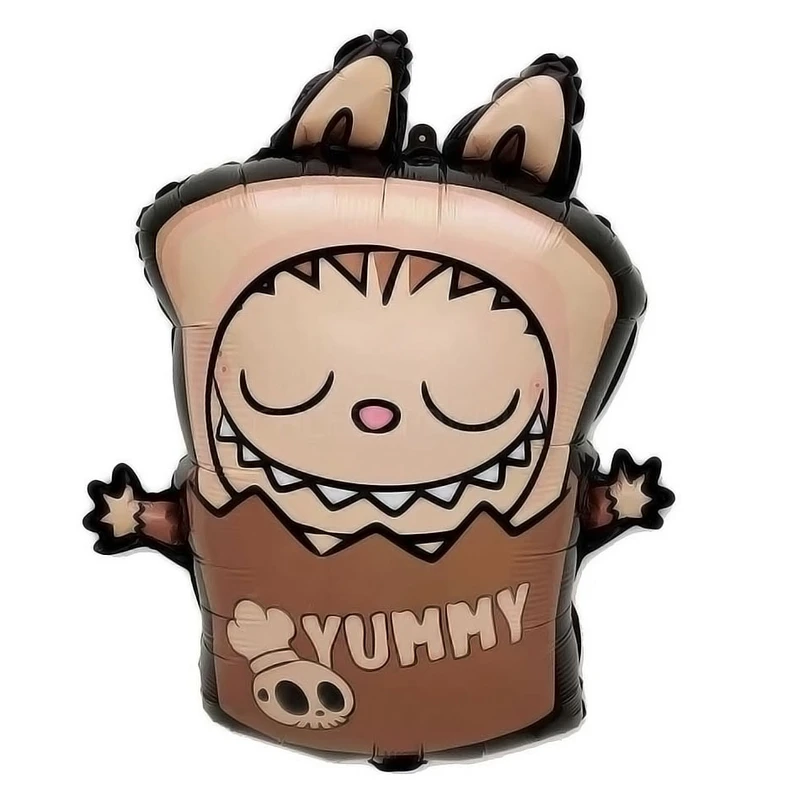 بادکنک فویلی مدل لبوبو خوشمزه کد DB22