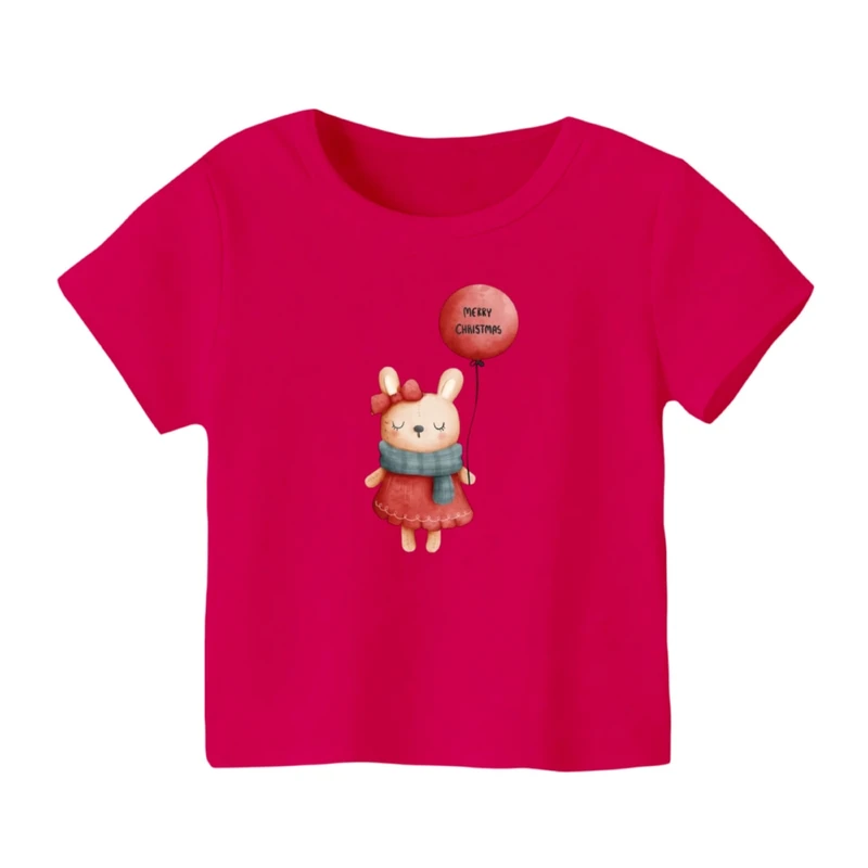 تی شرت آستین کوتاه بچگانه مدل خرگوش بادکنک