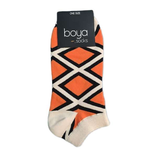 جوراب مدل فانتزی لوزی