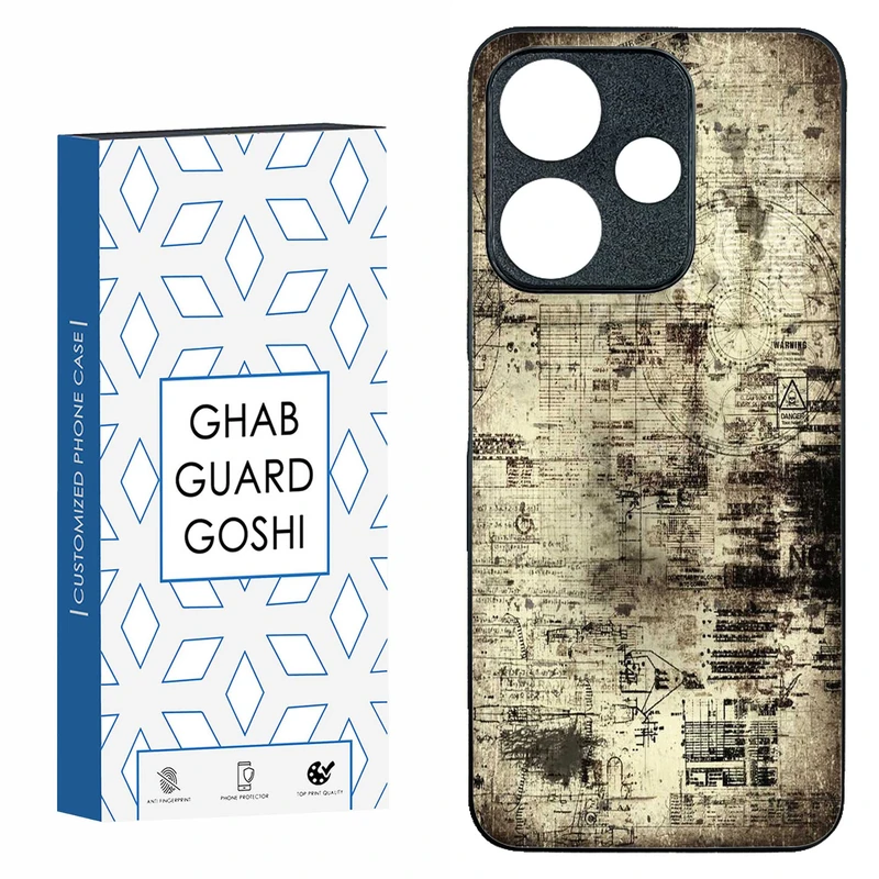 کاور قاب گارد گوشی طرح قدیمی کد TPU-164 مناسب برای گوشی موبایل شیائومی  REDMI 13  