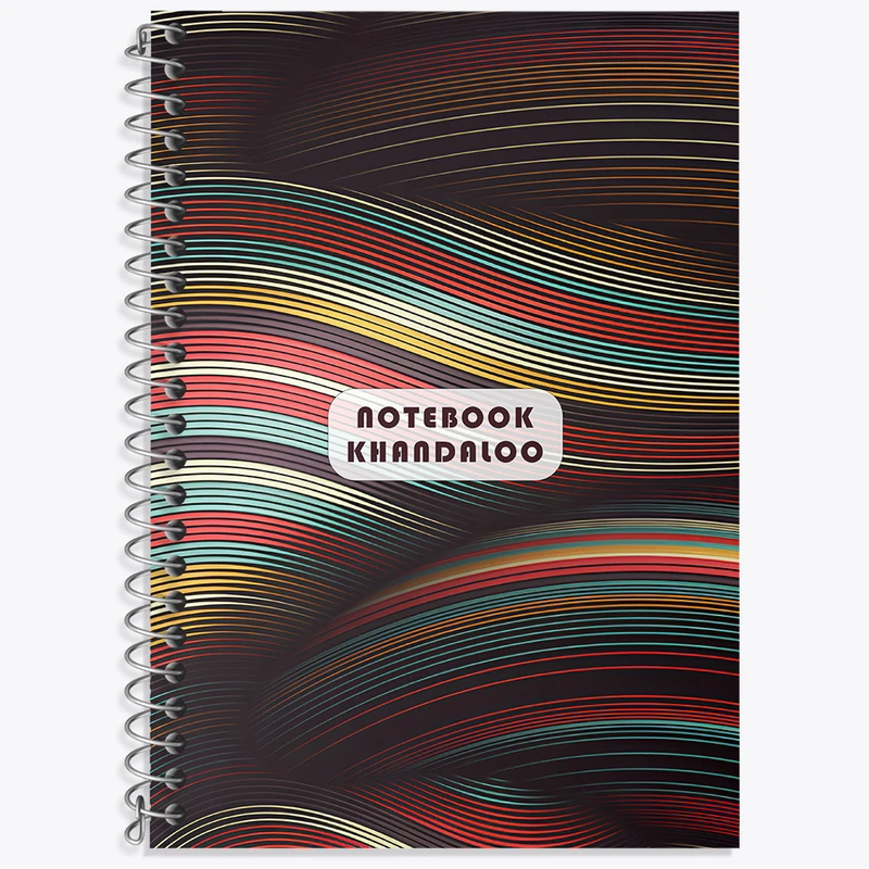 دفتر نت موسیقی 50 برگ خندالو طرح پترن فانتزی کد N4757