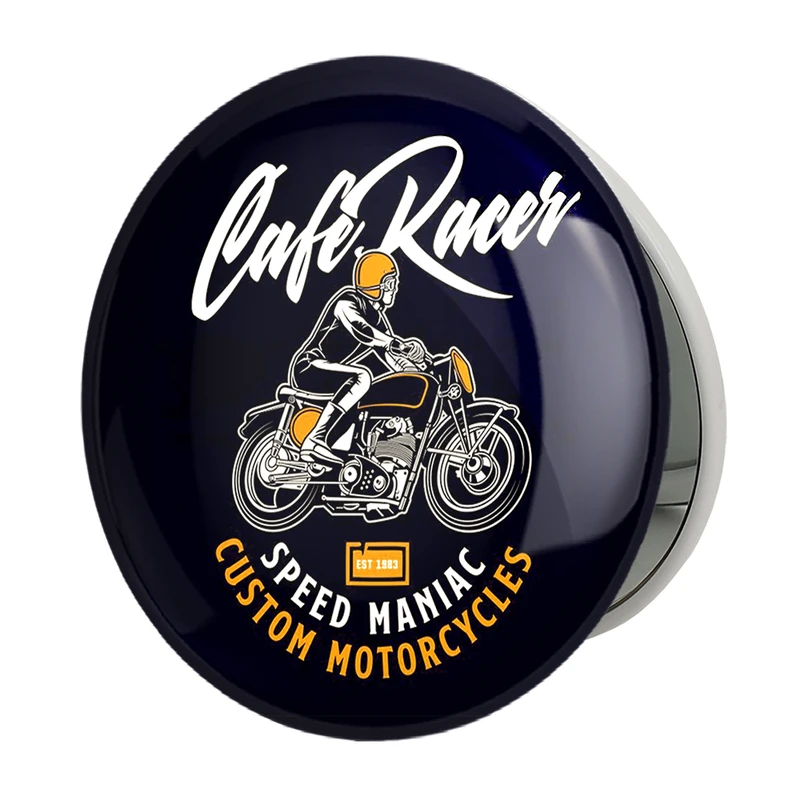 آینه جیبی خندالو طرح موتور سیکلت مدل تاشو کد 10346 