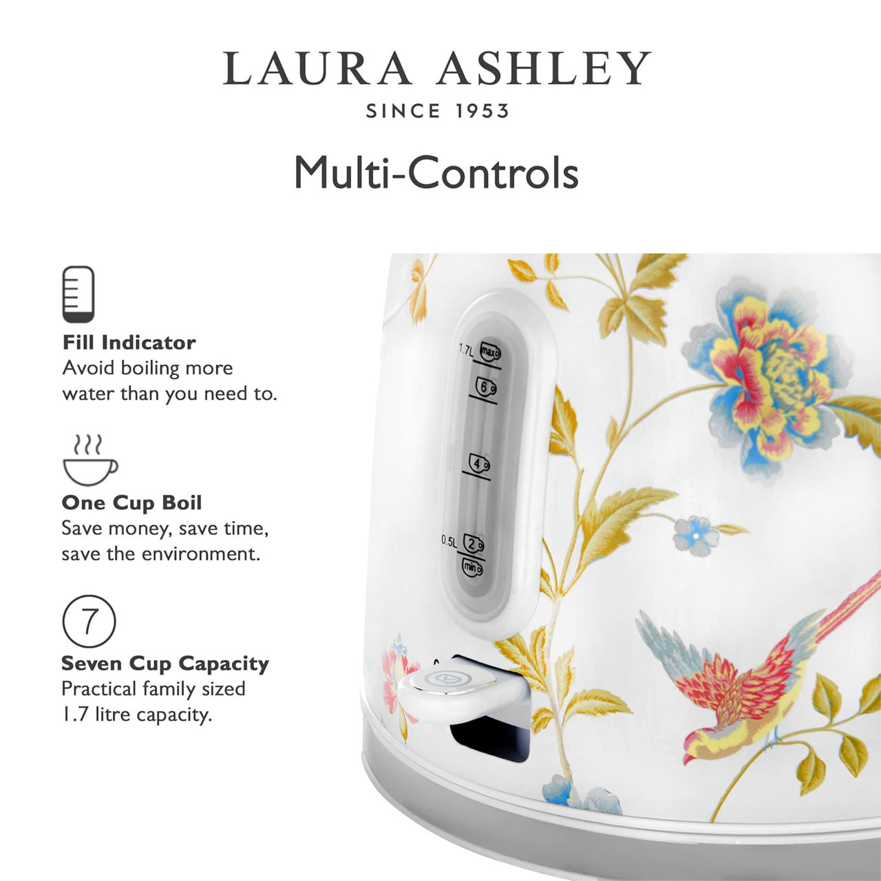 کتری برقی لورا اشلی مدل VQSBEK858WS