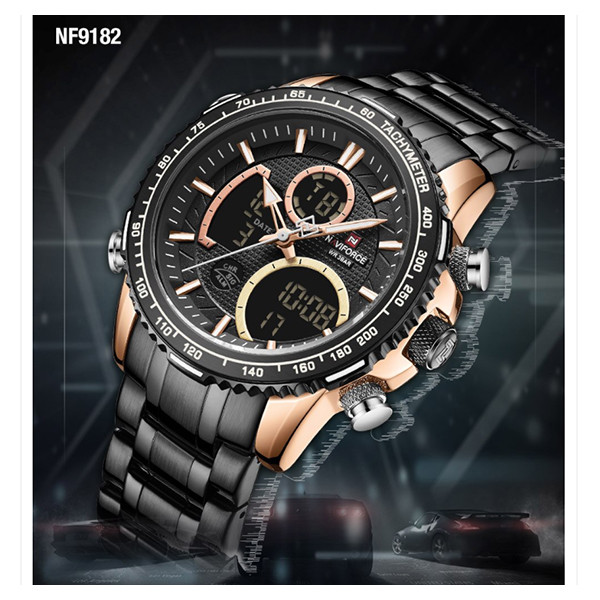 ساعت مچی عقربه‌ای مردانه نیوی فورس مدل NF9182 RGB