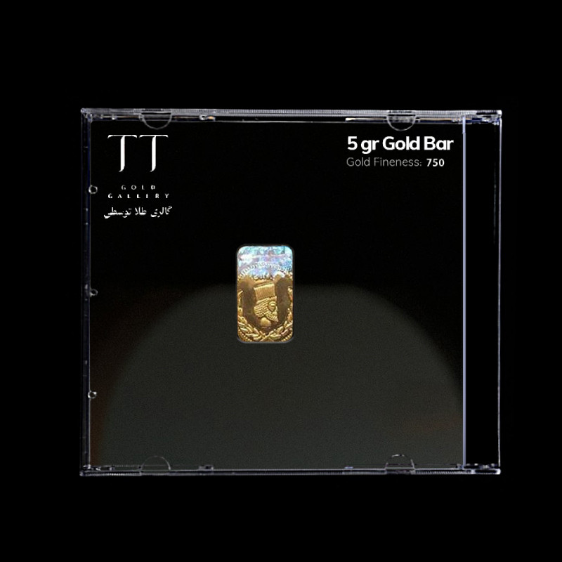 شمش طلا 18 عیار گالری طلا توسطی مدل F6FA36