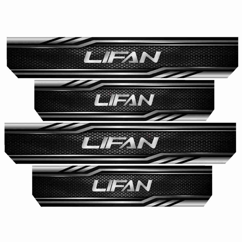 برچسب پارکابی خودرو رایسان کد SP2037 مناسب برای لیفان مجموعه 4 عددی