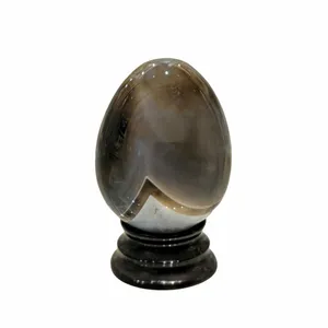 سنگ راف عقیق مدل تخم مرغی AAGHT3