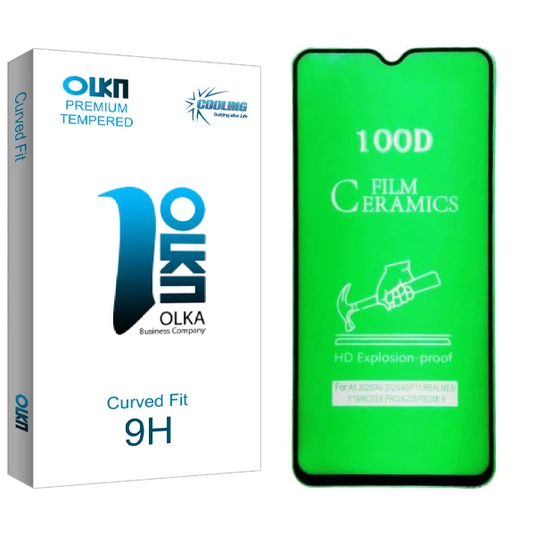 محافظ صفحه نمایش سرامیکی کولینگ مدل Olka glass مناسب برای گوشی موبایل سامسونگ Galaxy A42