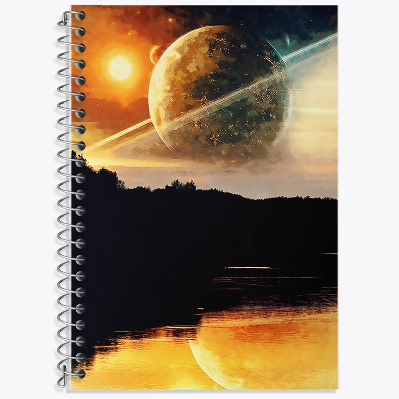 دفتر لغت 50 برگ خندالو طرح فضایی کد F1171