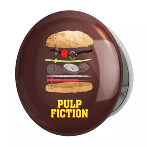 آینه جیبی خندالو طرح سریال پالپ فیکشن Pulp Fiction مدل تاشو کد 13850 