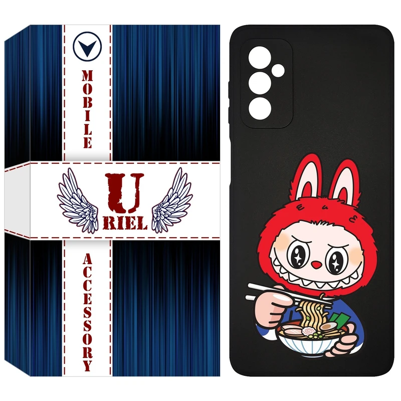 کاور یوریل مدل KSH کد 117 طرح عروسک لبوبو مناسب برای گوشی موبایل سامسونگ Galaxy M52