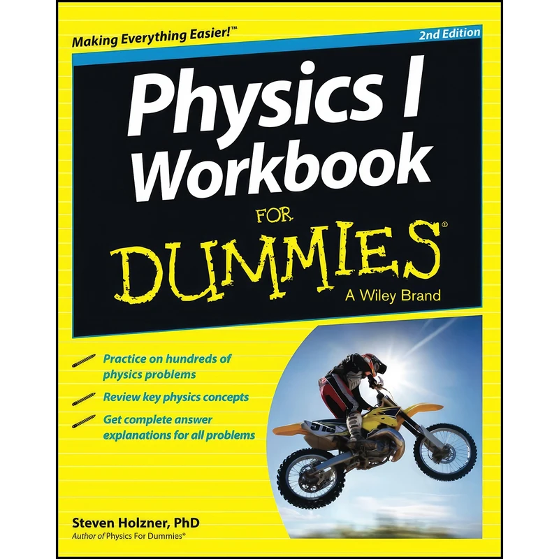 کتاب Physics I Workbook FD, 2e  اثر Steve Holzner انتشارات For Dummies