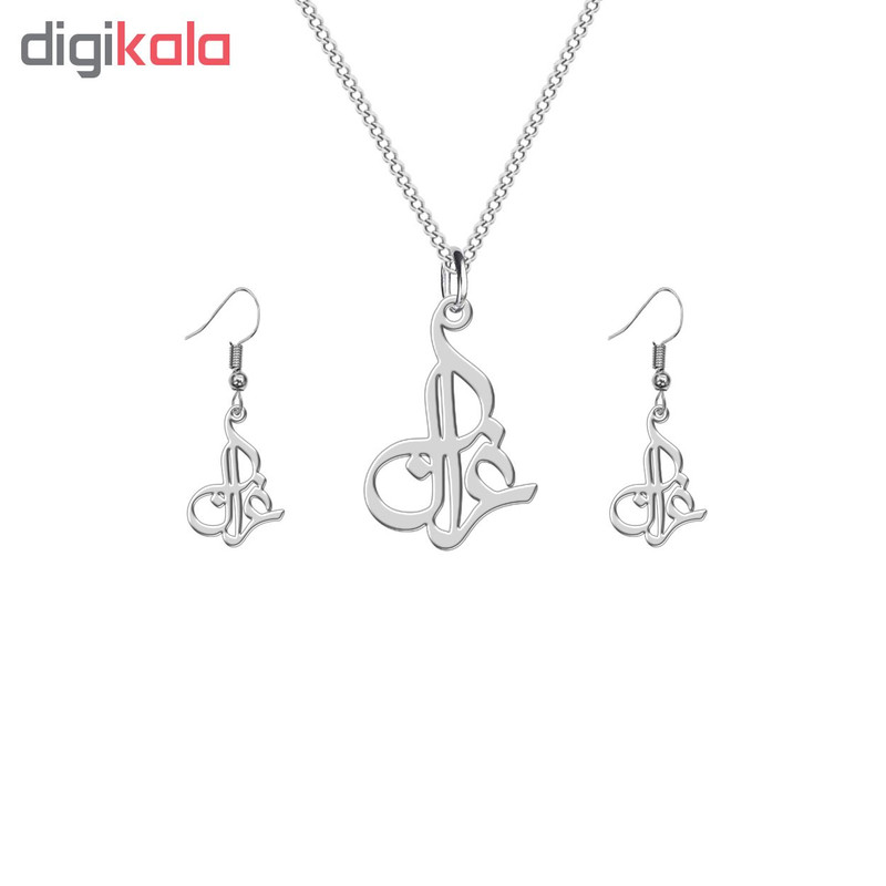 نیم ست نقره زنانه ترمه 1 طرح غزال کد L500 نیم ست نقره زنانه ترمه 1 طرح غزال کد L500