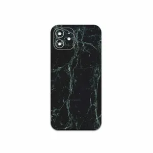 MAHOOT Graphite-Green-Marble Cover Sticker for Apple iPhone 12