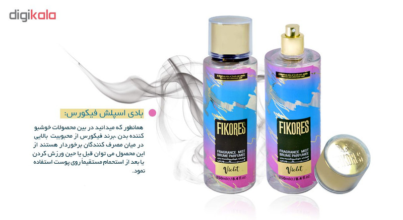 بادی اسپلش زنانه فیکورس مدل Midnight حجم 250 میلی لیتر
