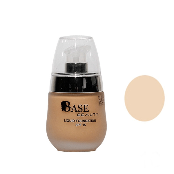 کرم پودر بیس بیوتی مدل شیشه ای شماره 10 حجم 38 میلی لیتر