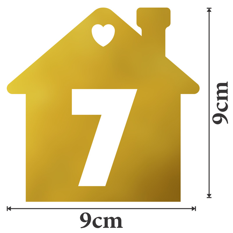 تابلو نشانگر مستر راد طرح پلاک واحد شماره 7 کد H-G 07