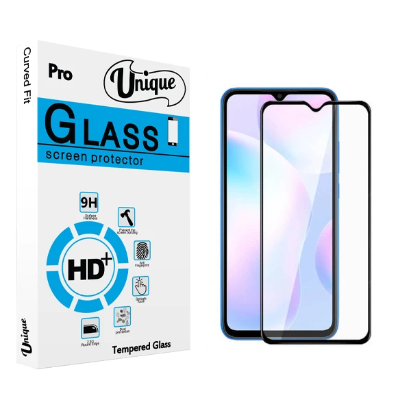 محافظ صفحه نمایش سرامیکی يونيک مدل +Clear مناسب برای گوشی موبایل شیائومی Redmi 9