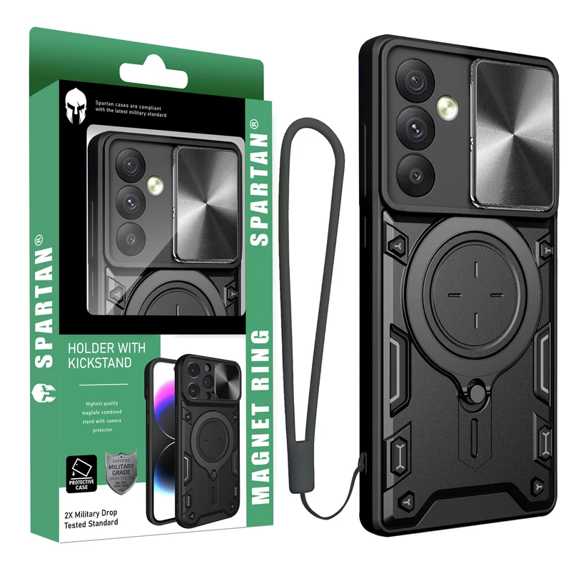 کاور اسپارتان مدل Magnet Ring Strap مناسب برای گوشی موبایل سامسونگ Galaxy S24 Plus
