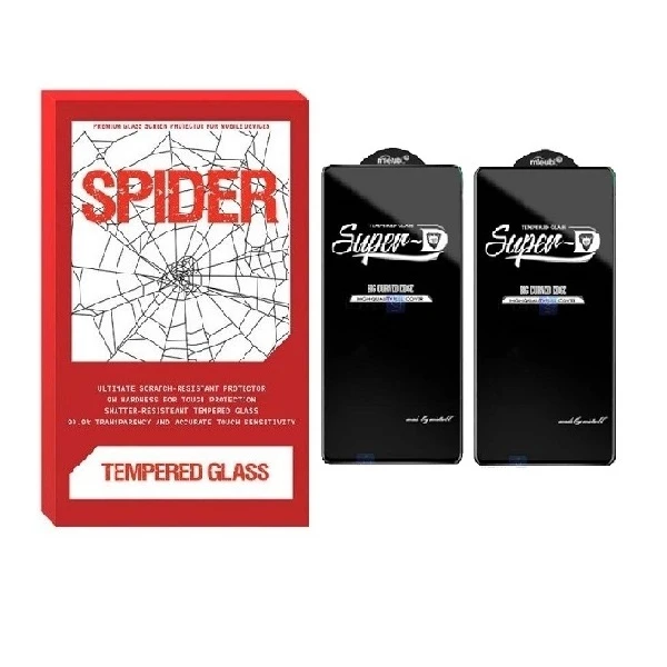 محافظ صفحه نمایش اسپایدر مدل Super-D مناسب برای گوشی موبایل اپل iPhone 11 Pro Max بسته 2 عددی
