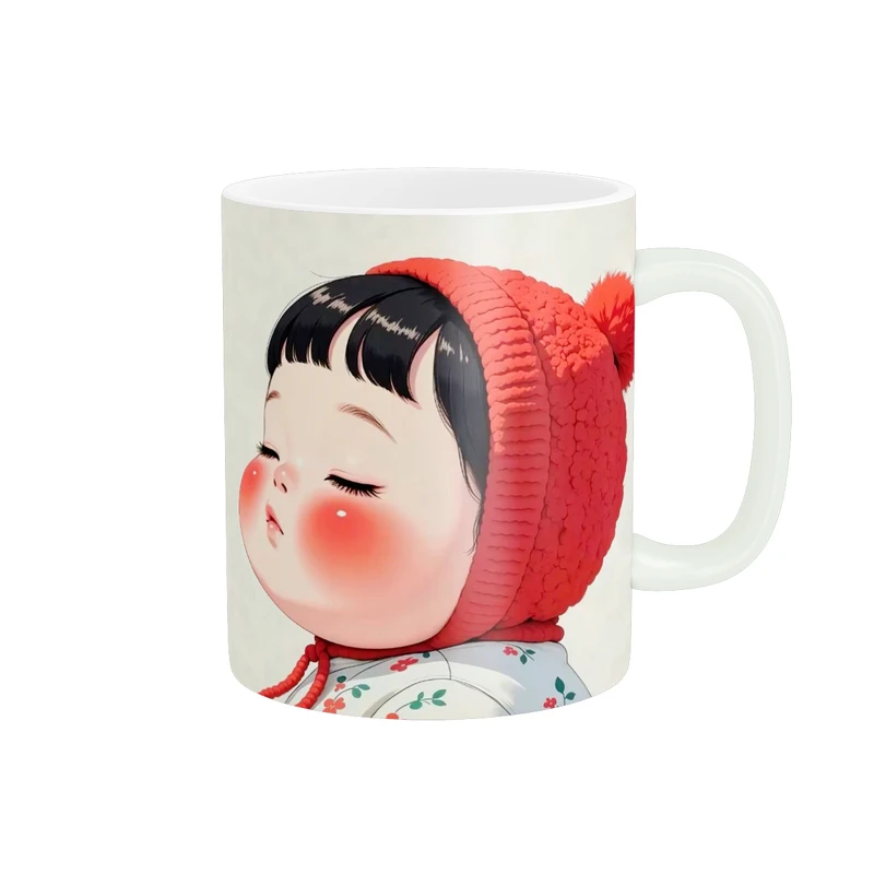 ماگ پاد آفرین طرح دخترک کد 2622