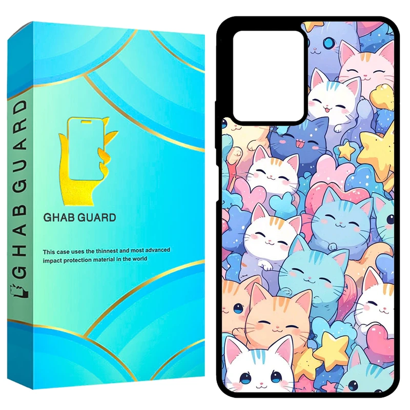 کاور قاب گارد طرح گربه مدل GCHPRN12PP مناسب برای گوشی موبایل شیائومی Redmi Note 12 Pro Plus