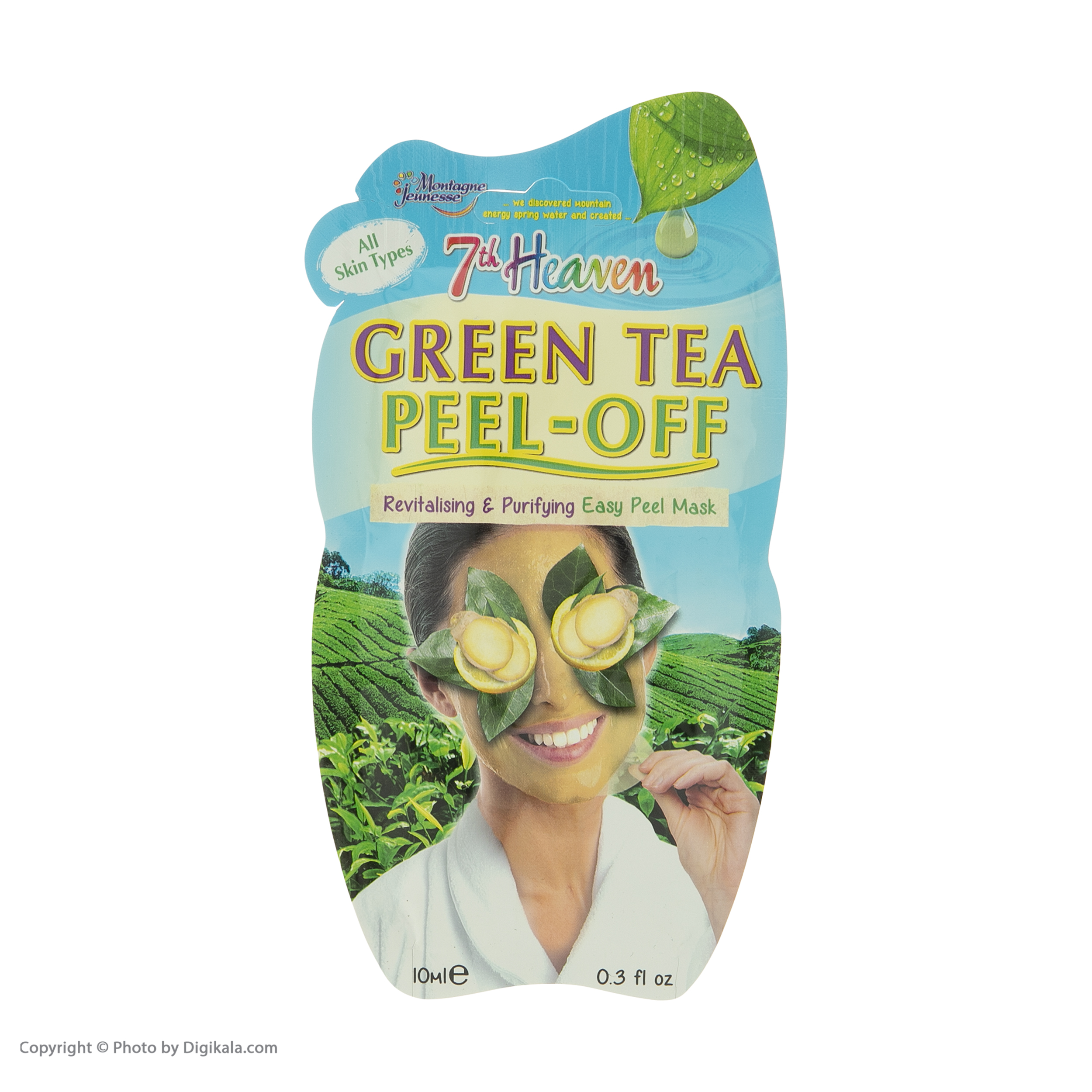 ماسک صورت مونته ژنه سری 7th Heaven مدل Green Tea حجم 10 میلی لیتر -  - 3