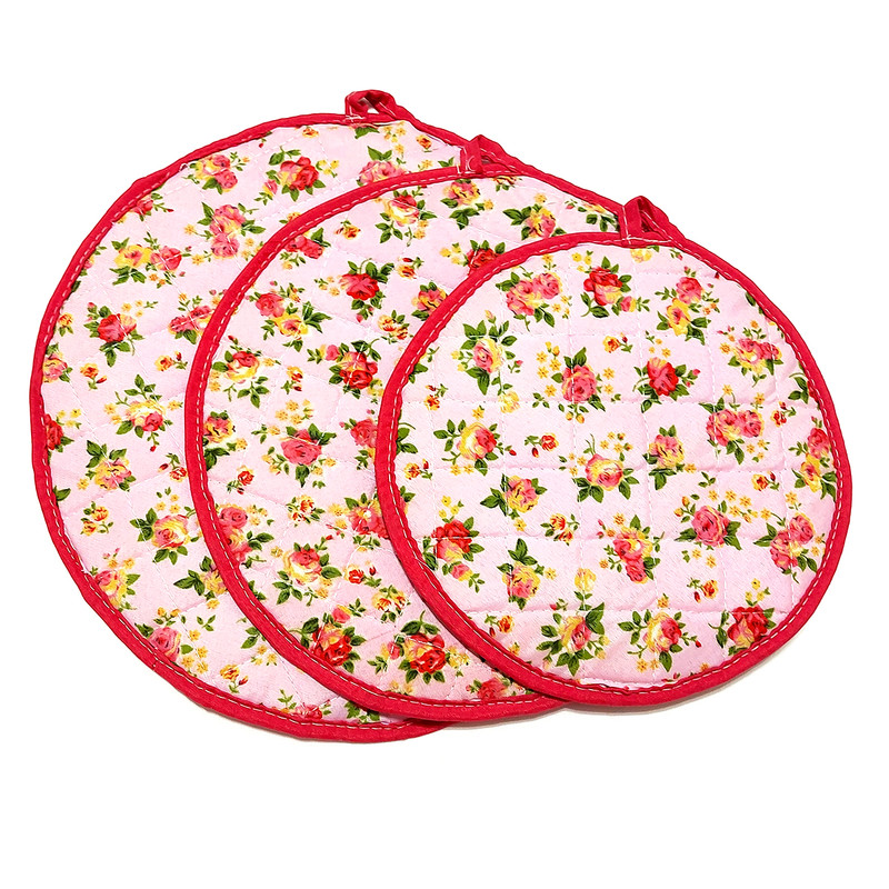 ست دمکنی 3 تکه طرح گل رز کد TR 44 ست دمکنی 3 تکه طرح گل رز کد TR 44