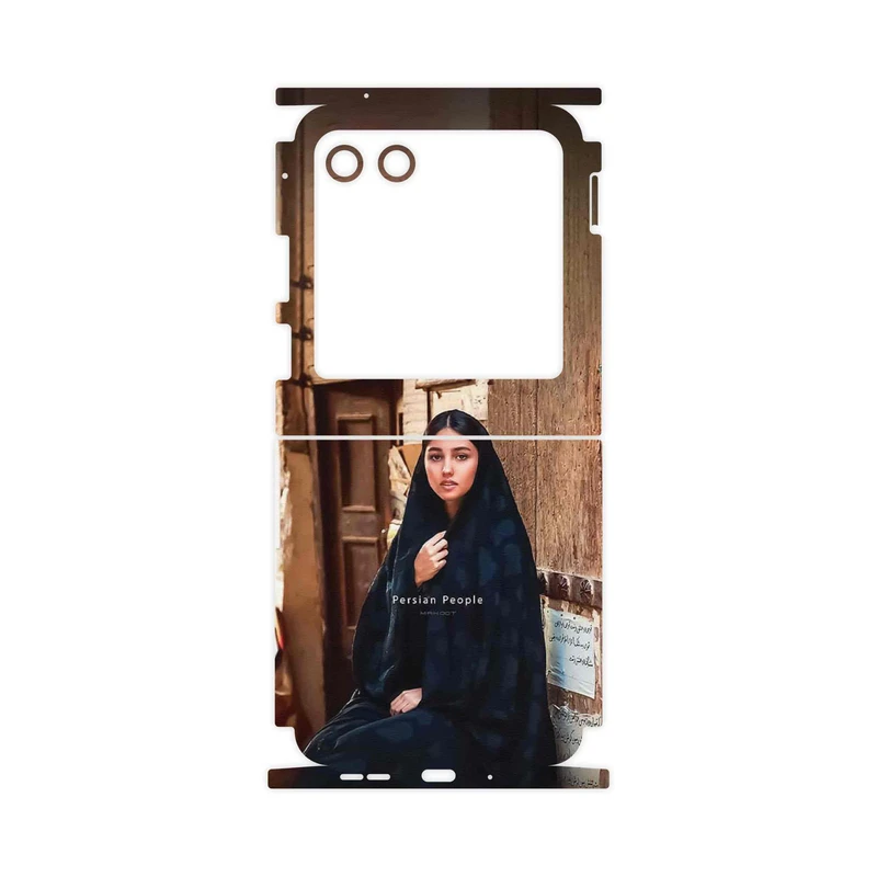 برچسب پوششی ماهوت مدل Portrait of an Iranian Woman-FullSkin مناسب برای گوشی موبایل موتورولا Razr 40 Ultra