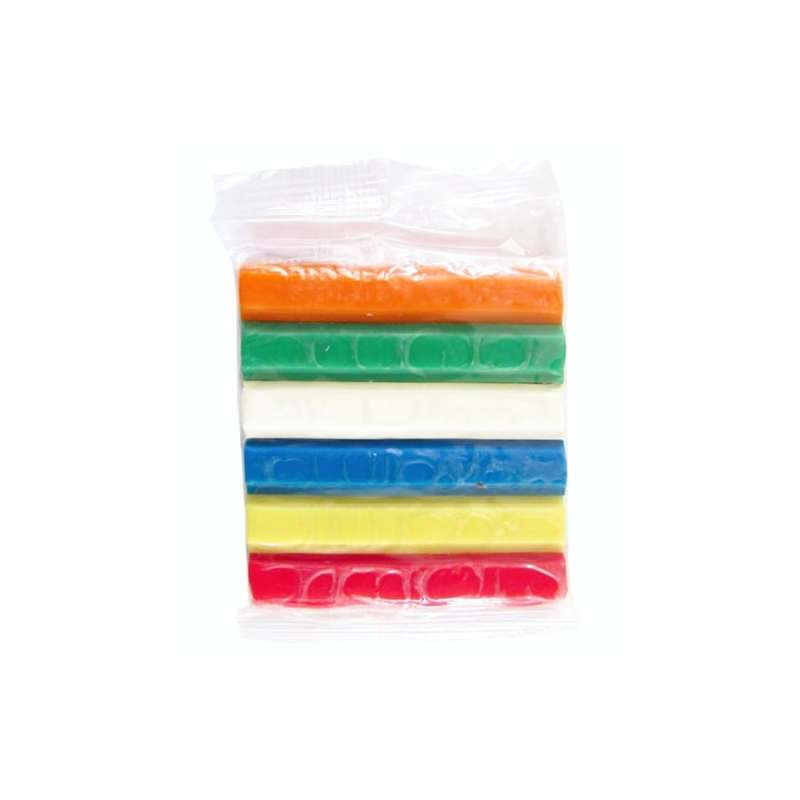 خمیر بازی آریا مدل double 6 color کد 007 بسته 2 عددی