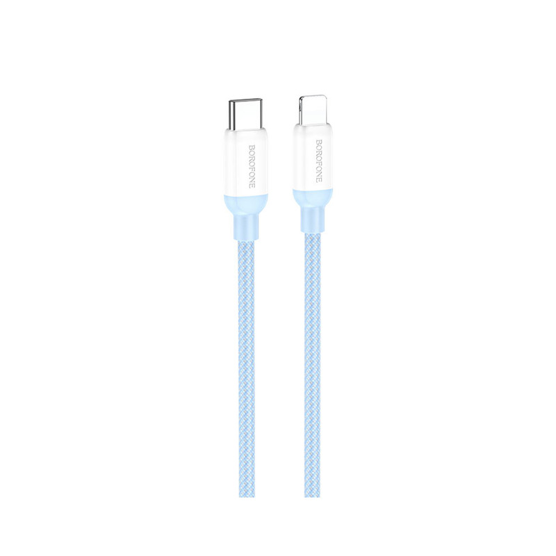 کابل تبدیل USB-C به لایتنینگ بروفون مدل BX68 20W طول 1 متر