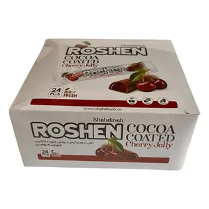 تافی آلبالو با روکش کاکائو شهدینه روشن - 25 گرم بسته 24 عددی