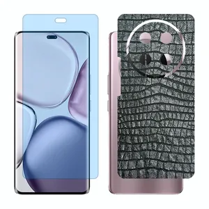 Glass Together model anti blue screen protector suitable for Honor X9c mobile phone with back cover sticker