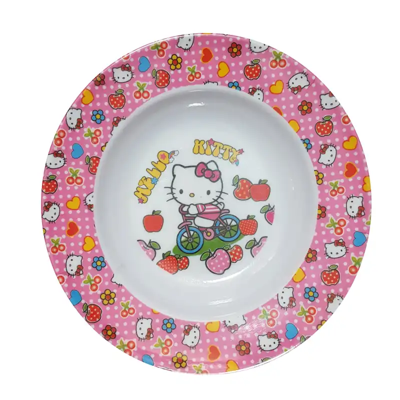 سرویس غذا خوری 5 پارچه کودک طرح کیتی کد Rbay50