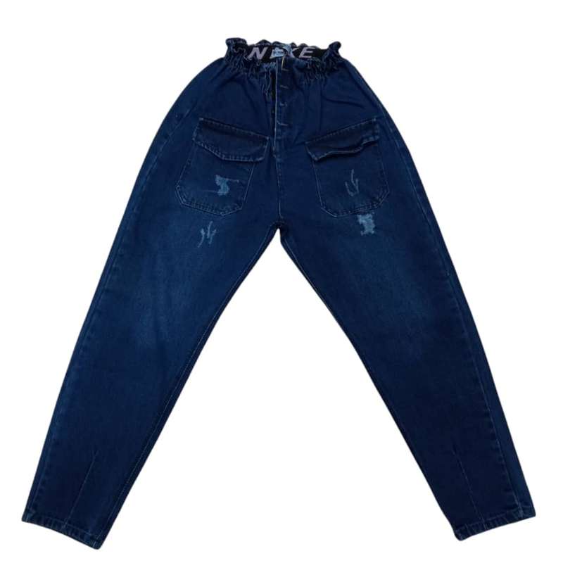 شلوار جین زنانه مدل مام استایل es - 2