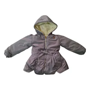 کاپشن دخترانه کد  T-511 رنگ طوسی