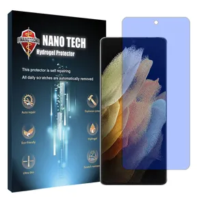 Nano tech anti-blue screen protector suitable for Samsung Galaxy S21 Ultra 5G mobile phone