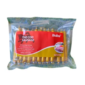 تشویقی سگ بیولاین مدل the cod sausage با طعم ماهی وزن 15 گرم مجموعه 30 عددی