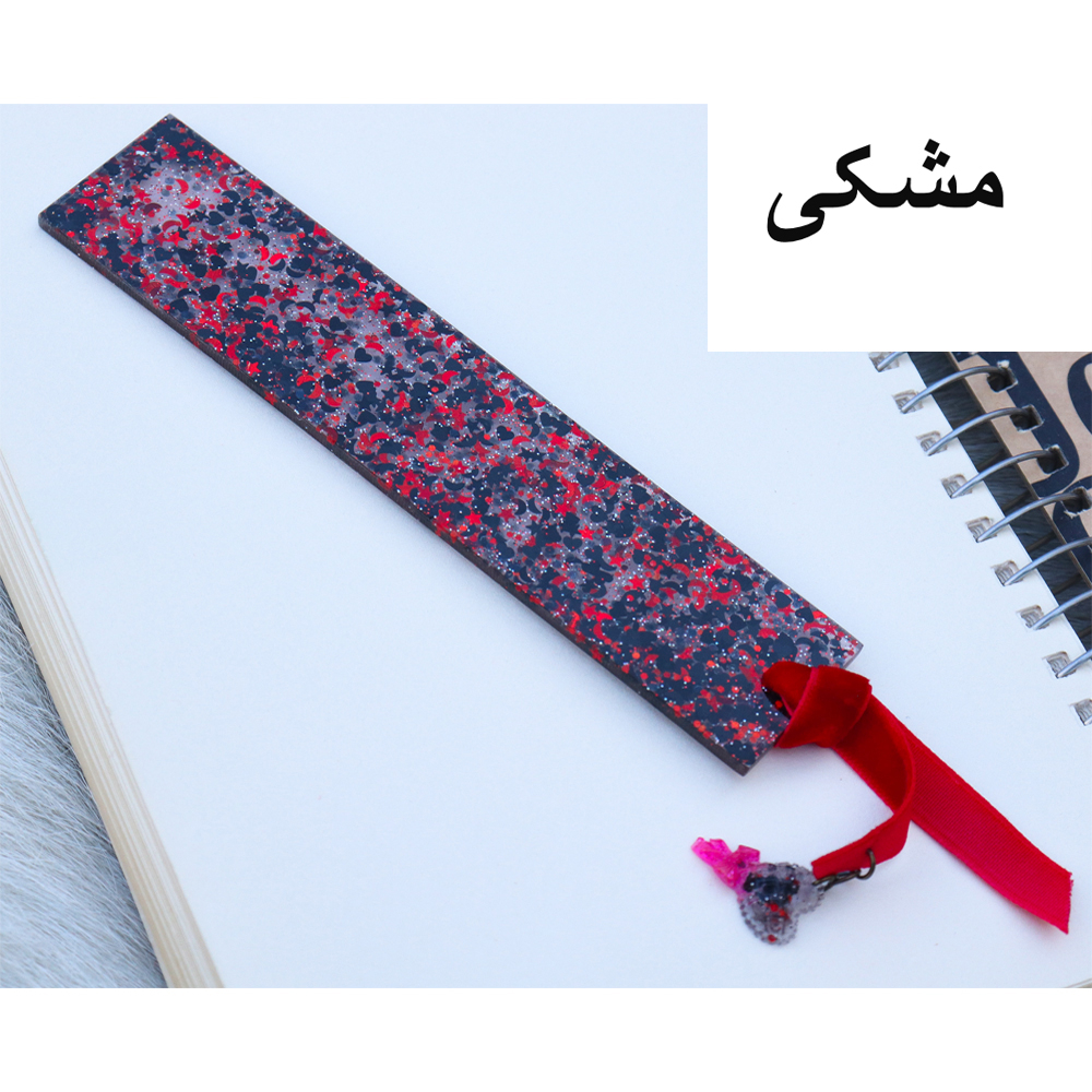 نشانگر کتاب مدل مستطیل اکلیل دار